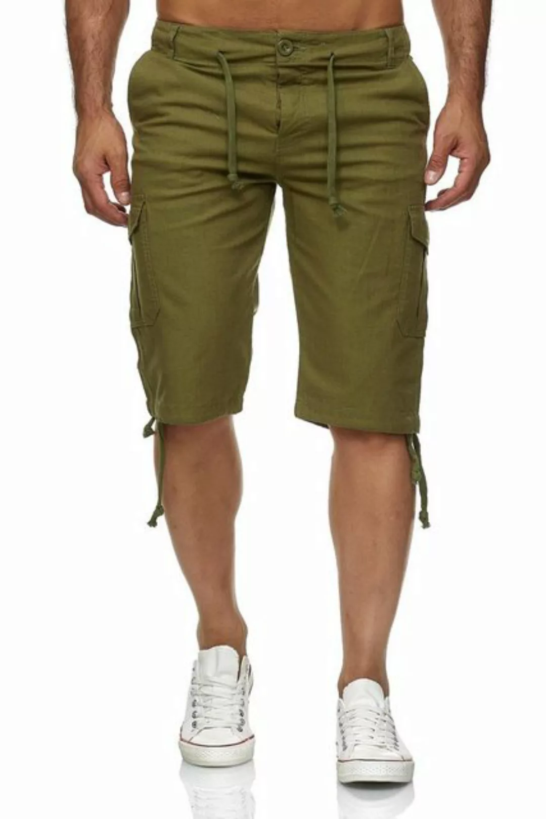 Reslad Leinenhose Reslad Leinen Cargo Shorts Männer Strandhose Herren Leine günstig online kaufen