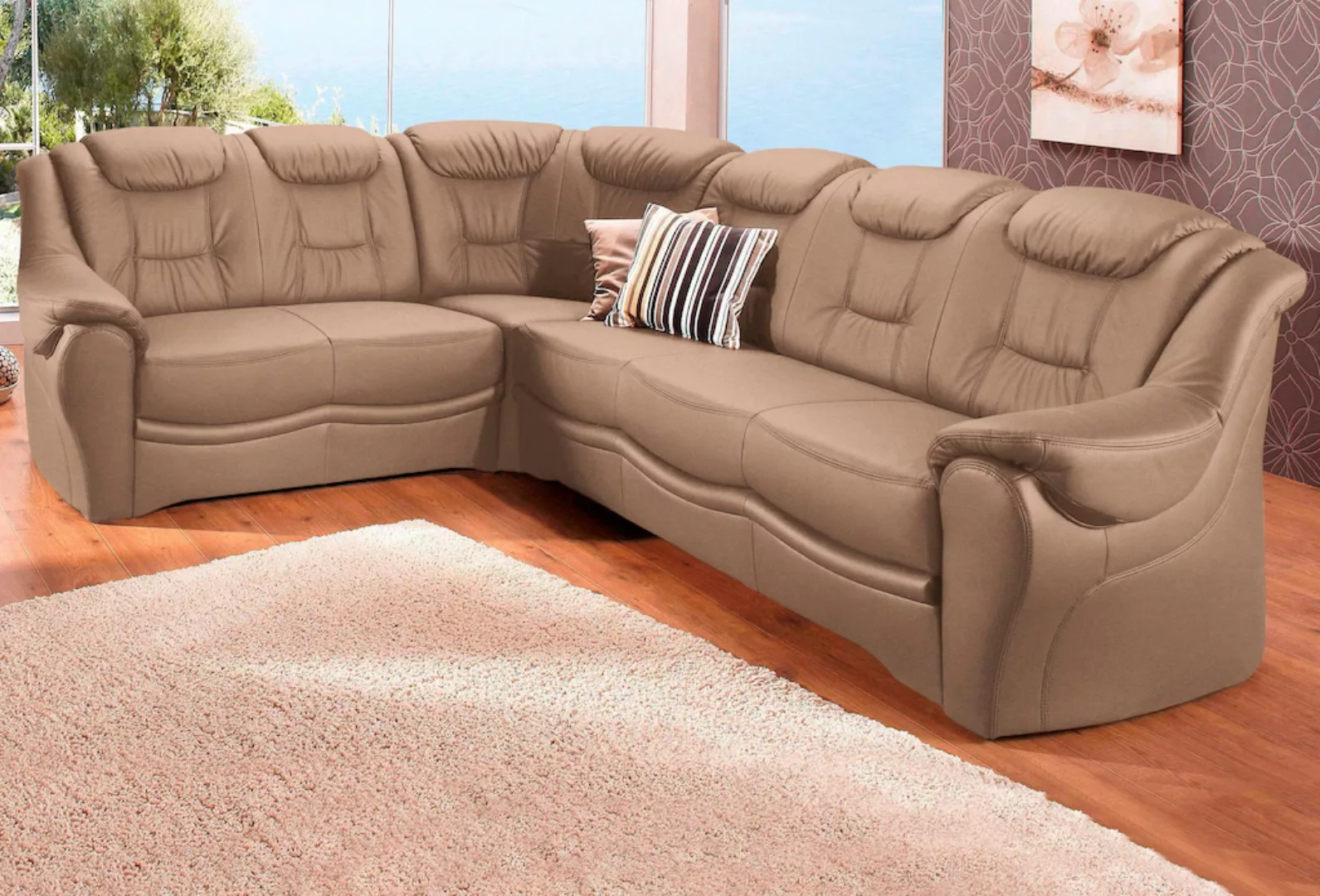 sit&more Ecksofa "Alcudia L-Form", wahlweise mit Bettfunktion günstig online kaufen