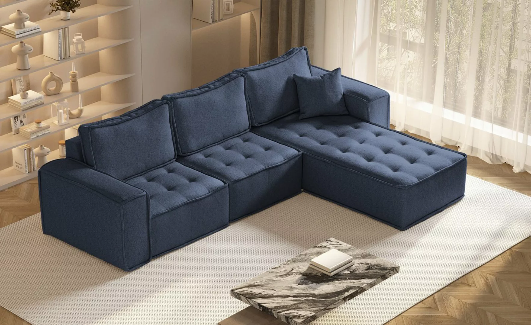 Kaiser Möbel Ecksofa L-förmige Bohoo-Maxi-Ecke in zeitlosem Design, Komfort günstig online kaufen