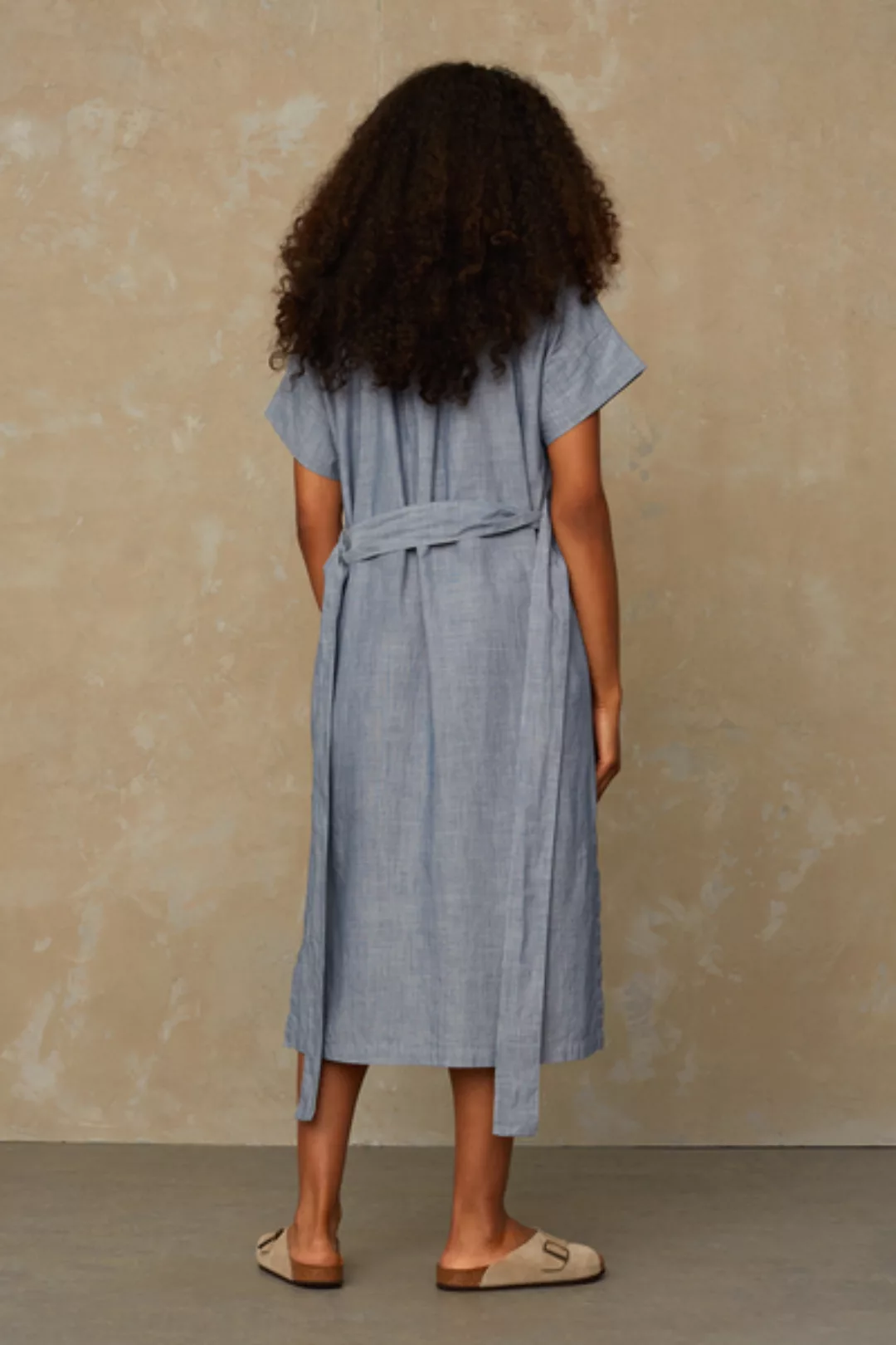 Sommerkleid Mia Von Kings Of Indigo Aus Fein Gestreifter Biobaumwolle günstig online kaufen