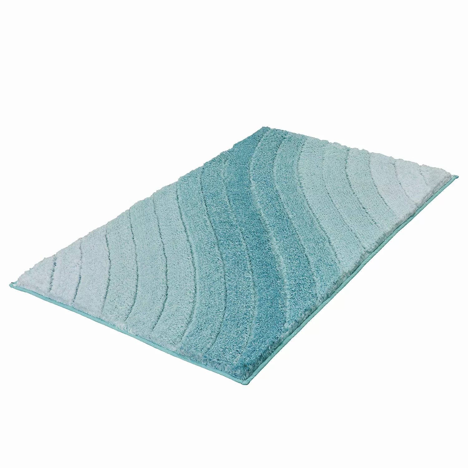 home24 Kleine Wolke Badteppich Tender Mischgewebe Blau 70x120 cm (BxT) günstig online kaufen