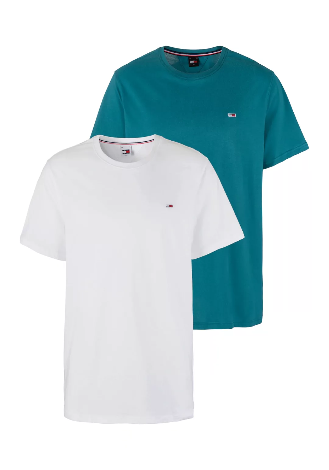 Tommy Jeans Plus T-Shirt "TJM XSLIM 2PACK JERSEY TEE EXT", (Packung, 2 tlg. günstig online kaufen