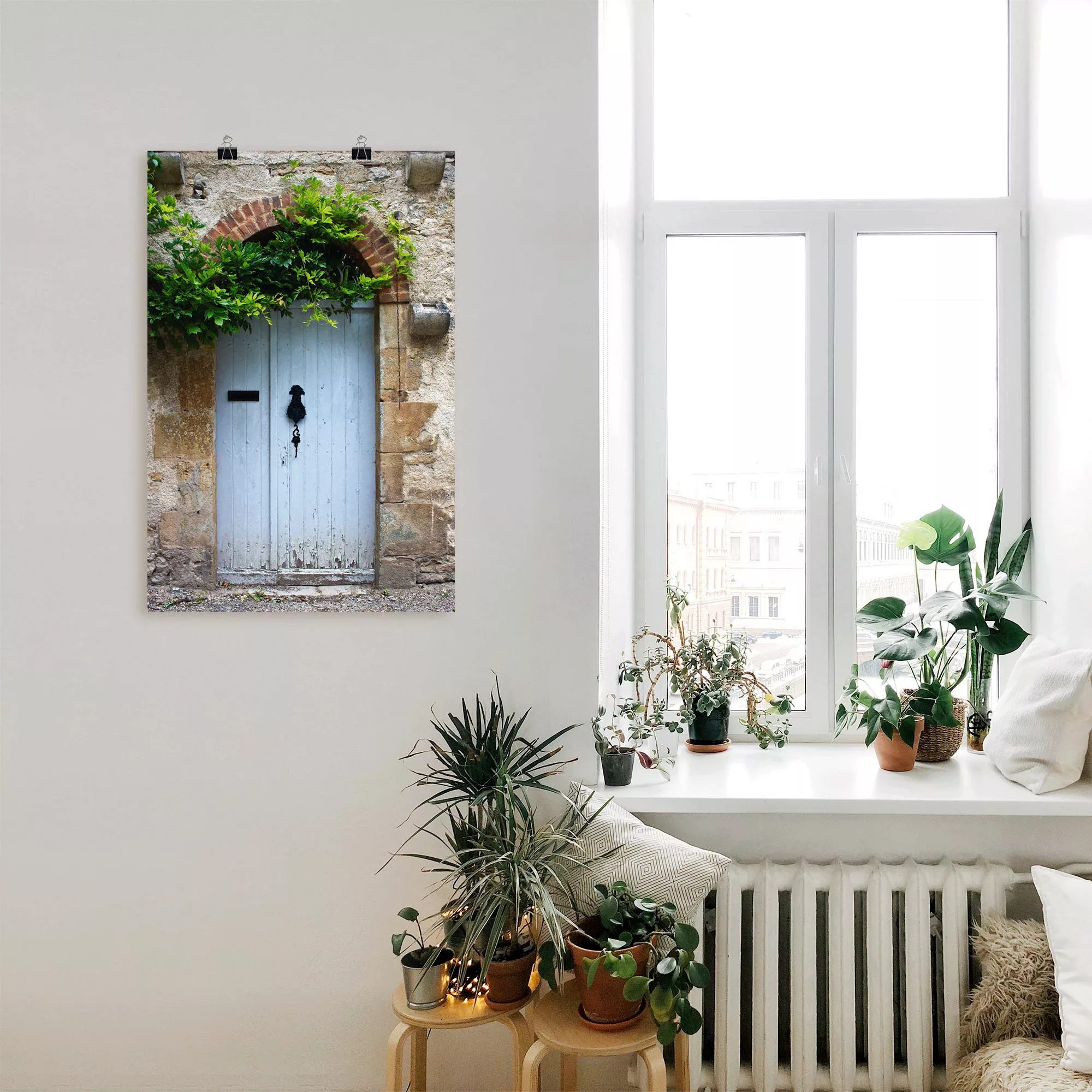 Artland Wandbild »Alte Tür in Südfrankreich«, Fenster & Türen, (1 St.), als günstig online kaufen