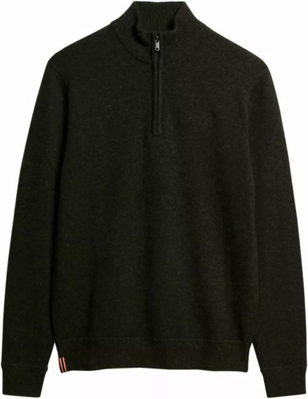 Superdry Strickpullover ESSENTIAL EMB KNIT HALF ZIP günstig online kaufen