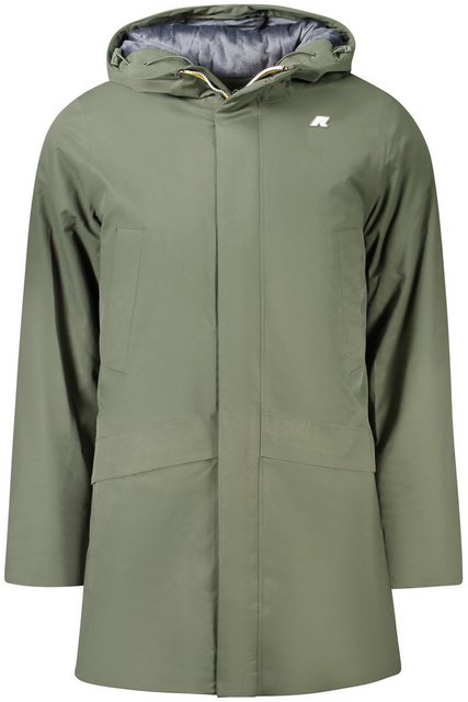 K-Way Outdoorjacke Grüne Herrenjacke mit Kapuze und Murmeltierfellfutter fü günstig online kaufen