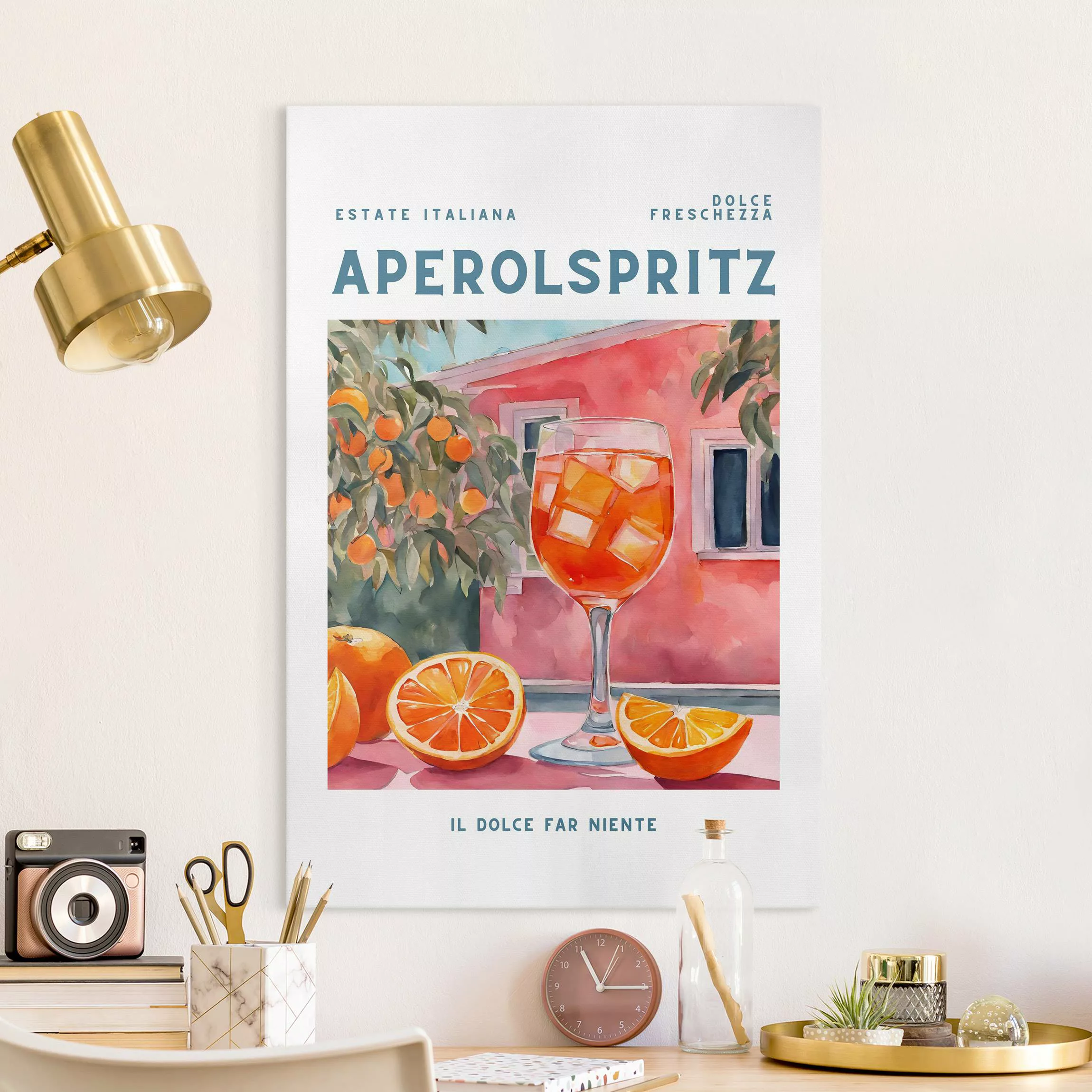 Leinwandbild Aperol Spritz - Il dolce far niente günstig online kaufen