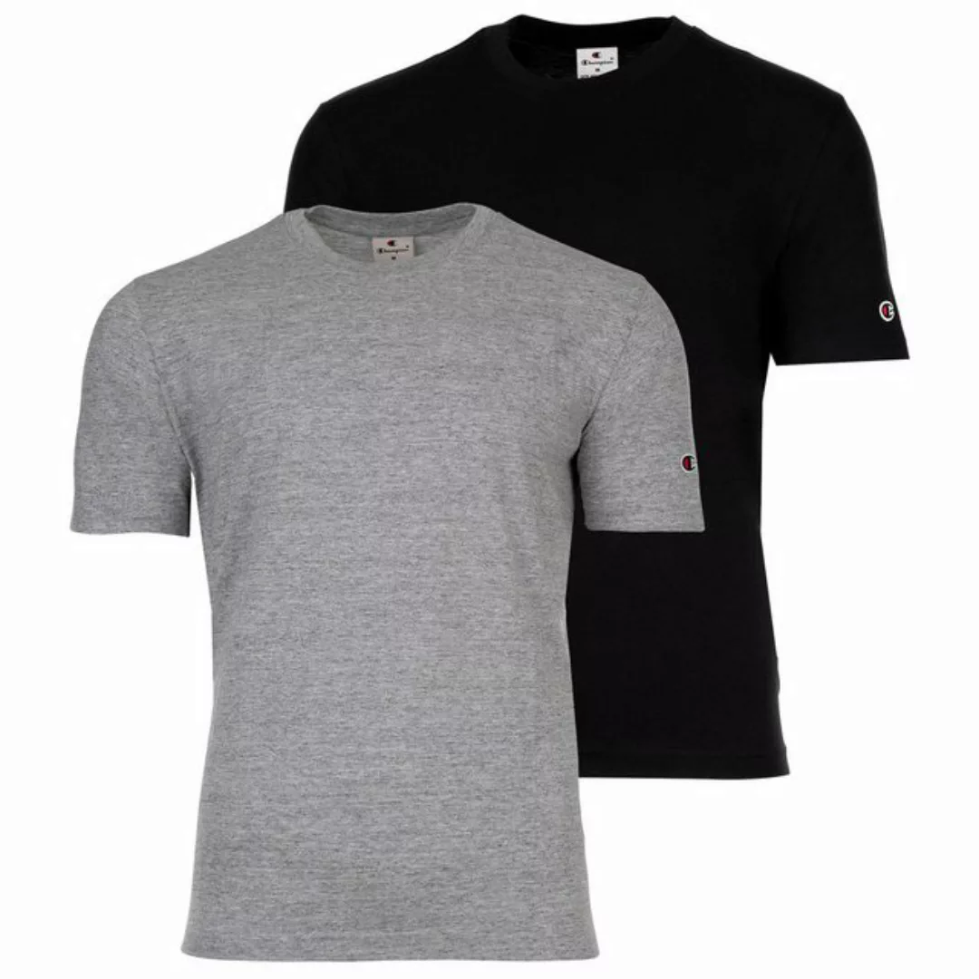 Champion T-Shirt Herren T-Shirt, 2er Pack - Rundhals, Baumwolle (Packung, 2 günstig online kaufen