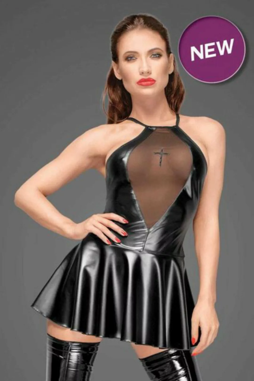 Noir Handmade Minikleid Minikleid F184 schwarz sexy XL günstig online kaufen