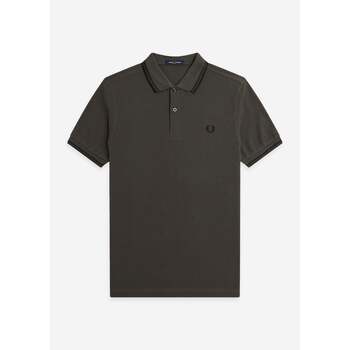 Fred Perry  T-Shirts & Poloshirts Twin tipped  polo shirt- fied green black günstig online kaufen