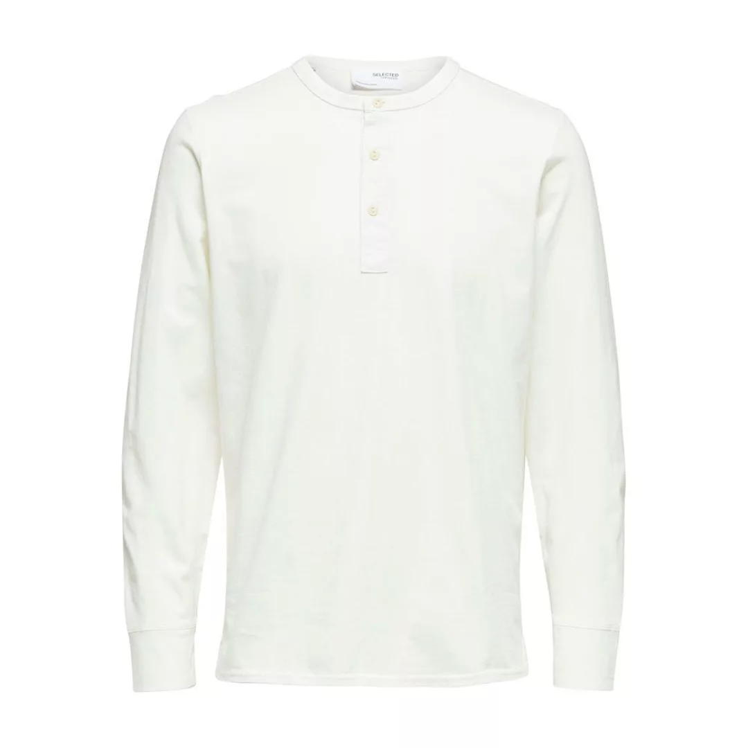 Selected Baker Split Langarm-t-shirt 2XL Egret günstig online kaufen