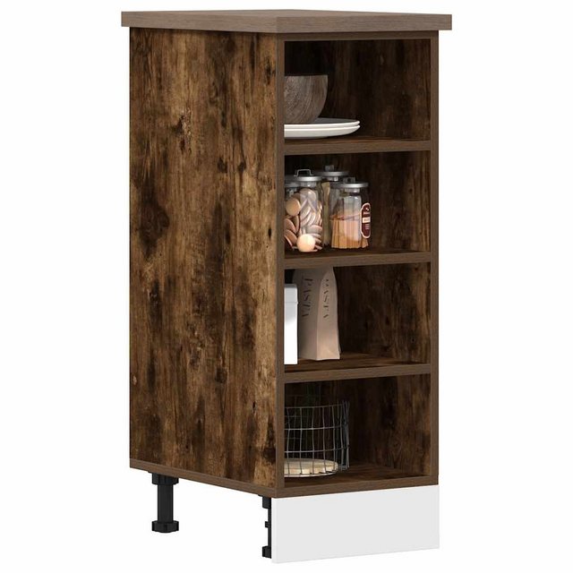 vidaXL Schrankmodule Unterschrank Räuchereiche 30x44,5x81,5 cm Holzwerkstof günstig online kaufen