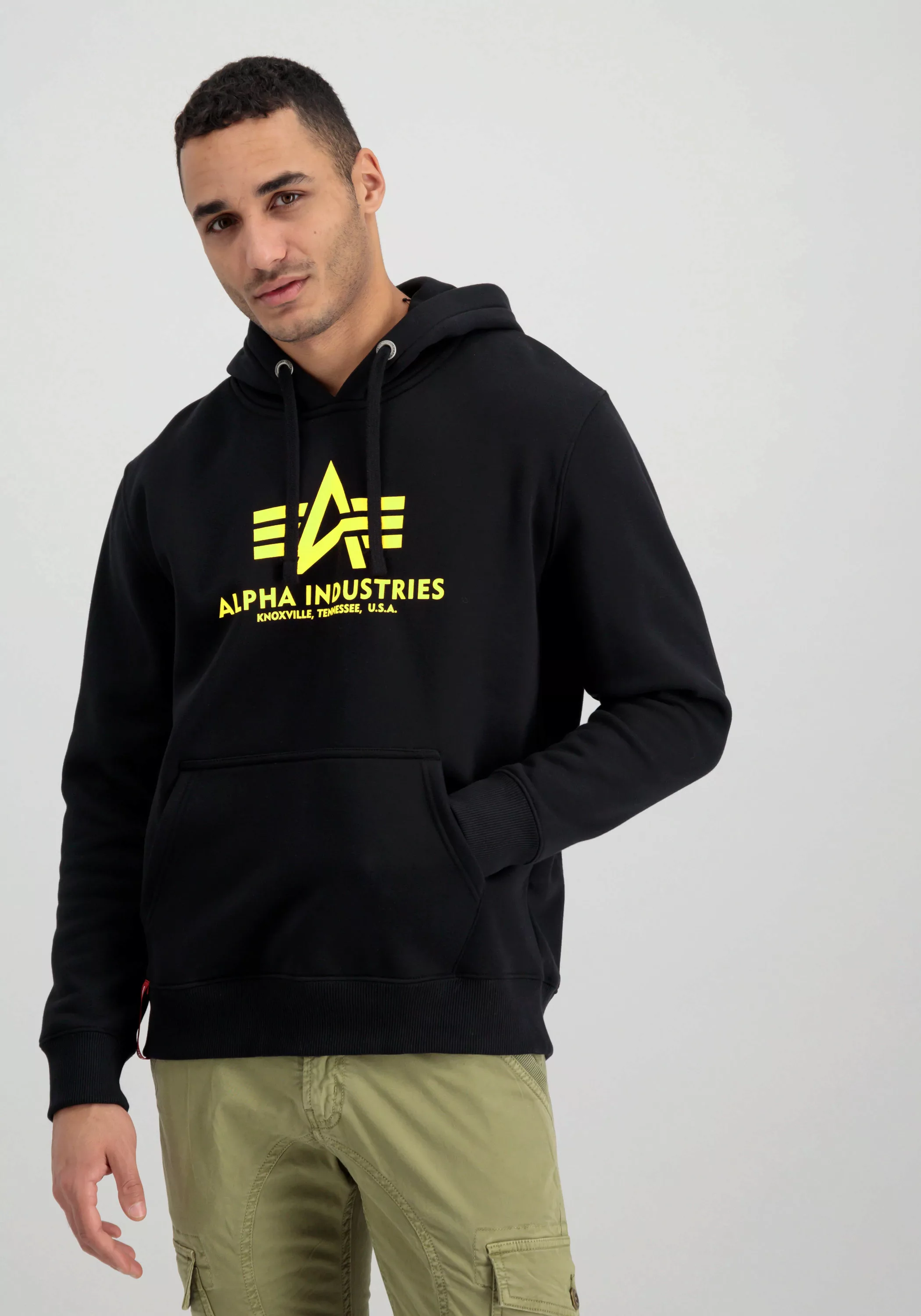 Alpha Industries Hoodie "ALPHA INDUSTRIES Men - Hoodies Basic Hoody Neon Pr günstig online kaufen