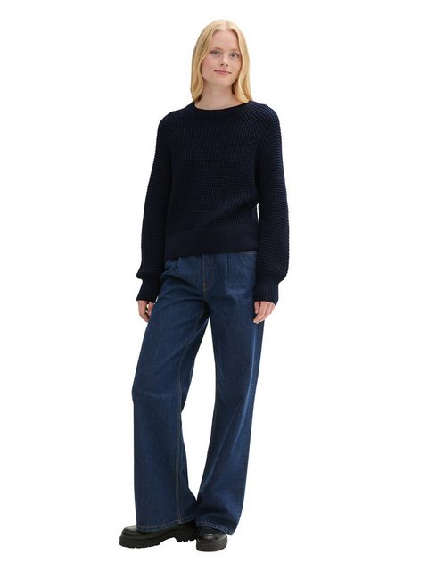 TOM TAILOR Denim Rundhalspullover (1-tlg) Plain/ohne Details günstig online kaufen