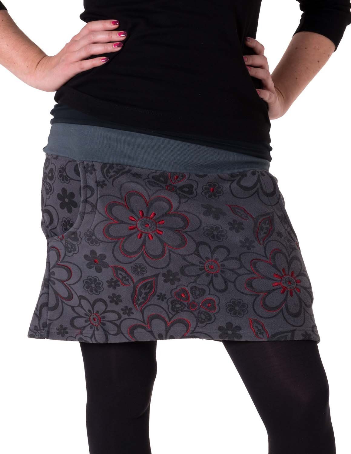 Vishes A-Linien-Rock Vishes Warmer Fleece Rock günstig online kaufen