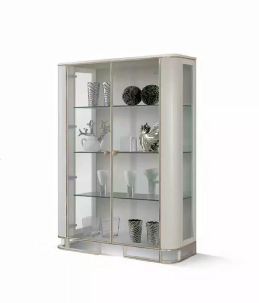 JVmoebel Vitrine Weiß Vitrine Möbel Holz Vitrineschrank Design Italienische günstig online kaufen