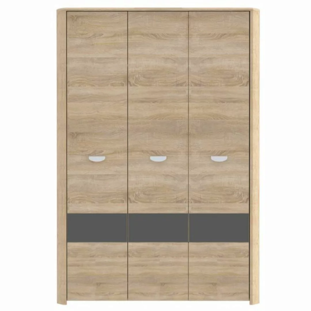 Stylefy Drehtürenschrank Yonas (Kleiderschrank, Schrank) 3-türig, mit Kleid günstig online kaufen