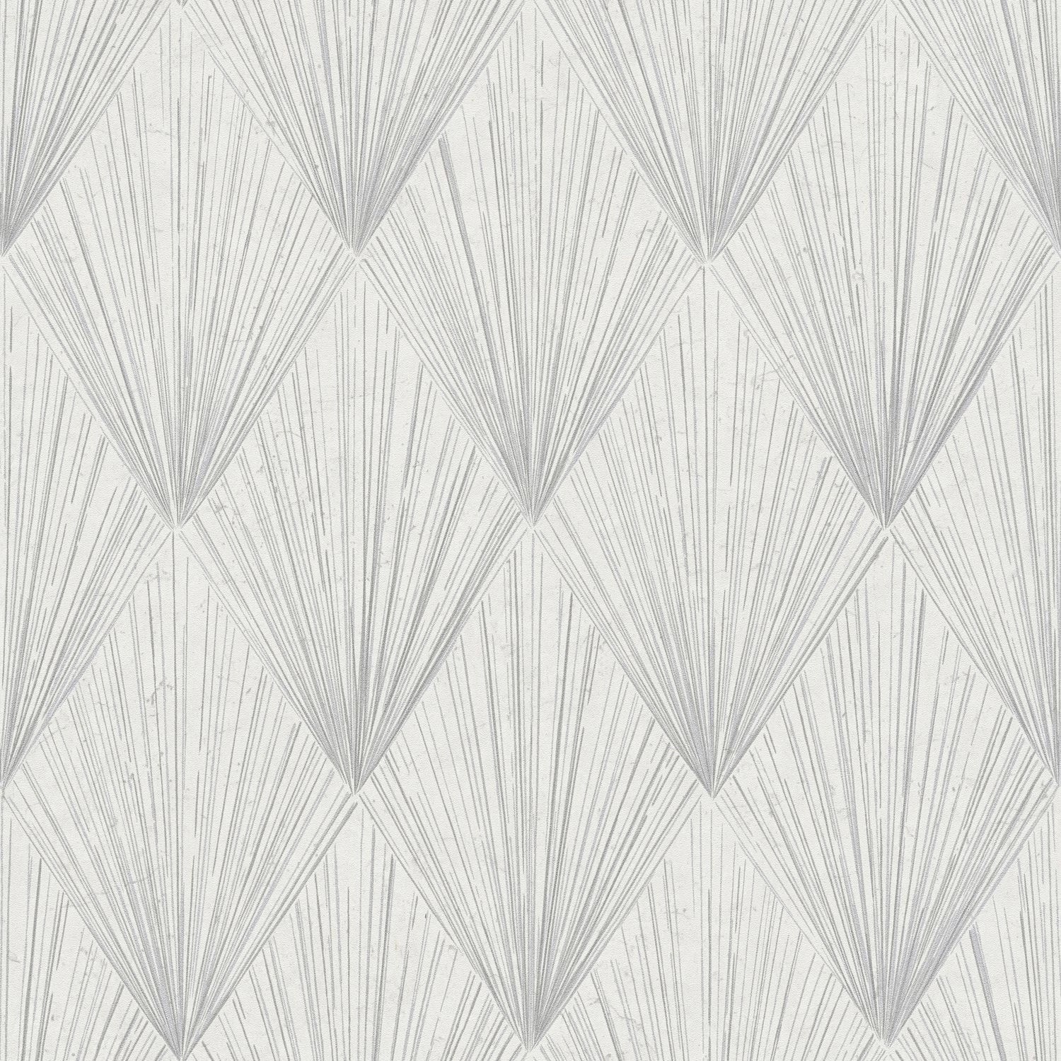 PROFHOME 378641-GU Grafik Tapete Geometrisch Matt Weiß Grau 0,53 m x 10,05 günstig online kaufen