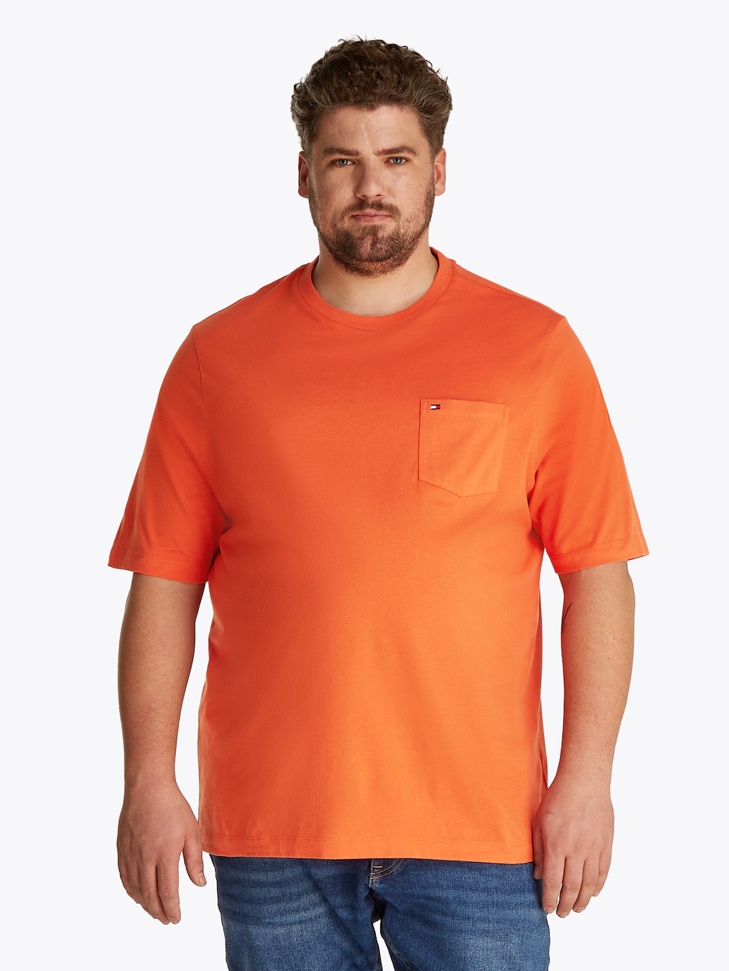 Tommy Hilfiger Big & Tall Rundhalsshirt "BT-ESSENTIAL SOLID POCKET TEE-B", günstig online kaufen