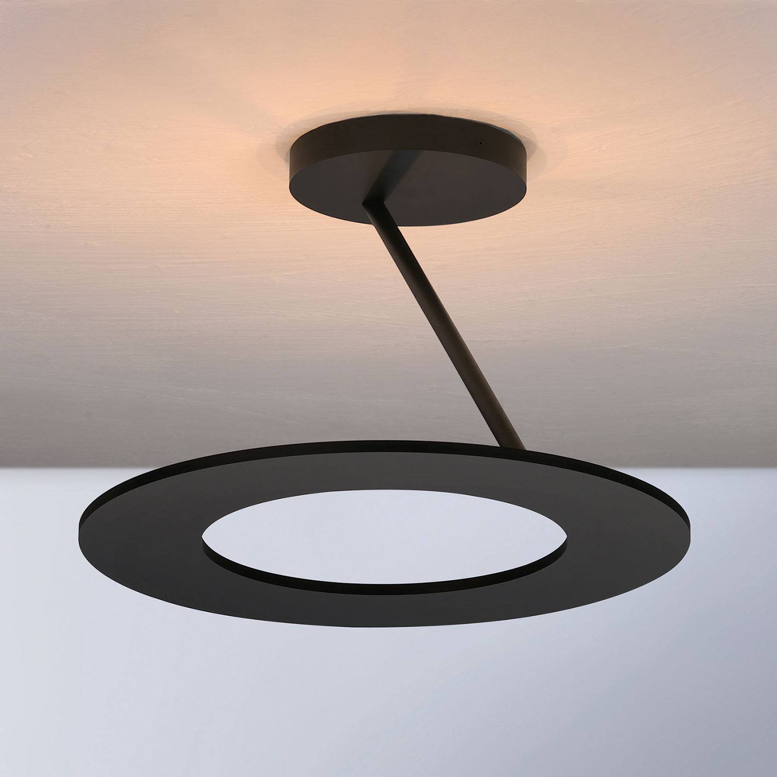 Bopp Stella Deckenlampe 1Ring Ø 30cm schwarz günstig online kaufen