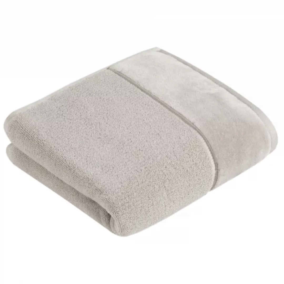 Vossen Handtücher Pure - Farbe: stone - 7160 - Handtuch 50x100 cm günstig online kaufen