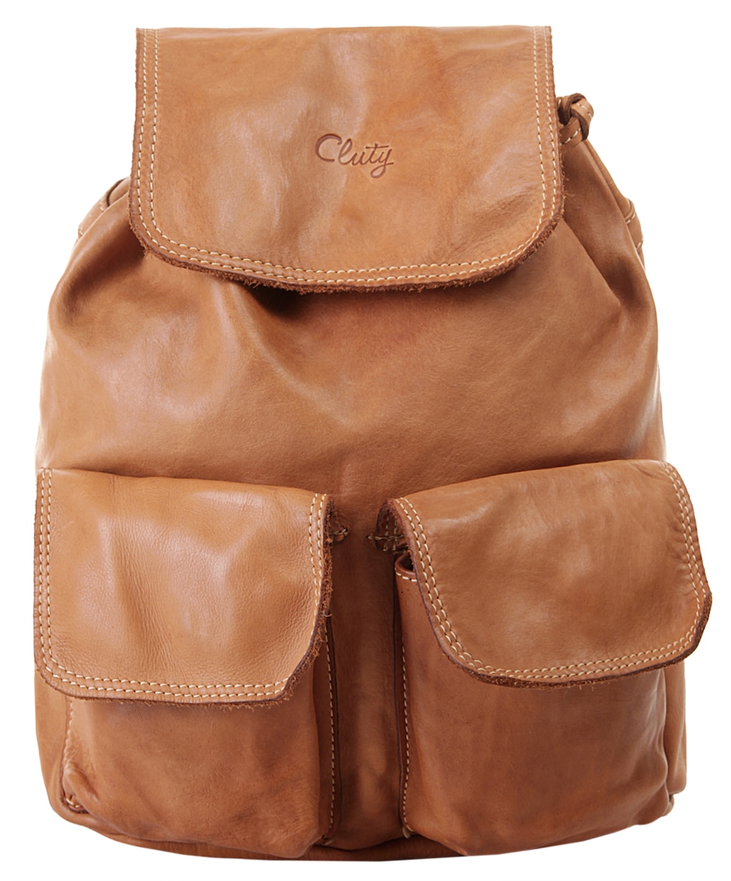 Cluty Cityrucksack, echt Leder, Made in Italy günstig online kaufen