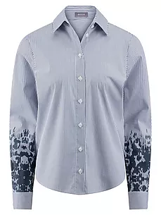 Streifenbluse BASLER blau günstig online kaufen