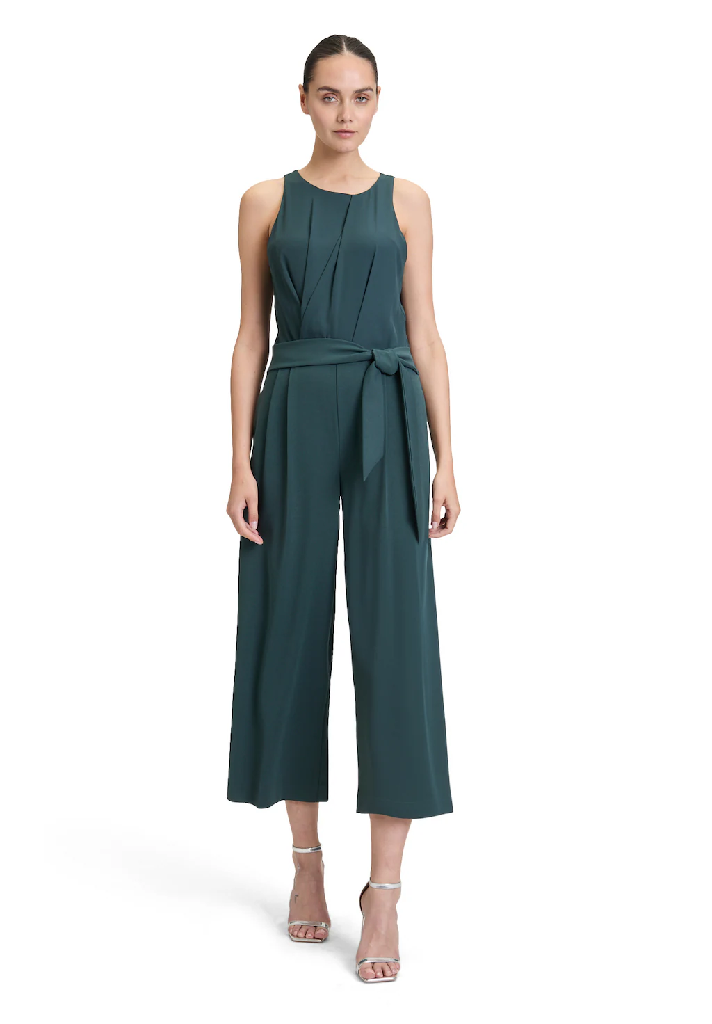 Vera Mont 7/8-Overall "Vera Mont Damen Jumpsuit mit Bindegürtel", (1 tlg.) günstig online kaufen