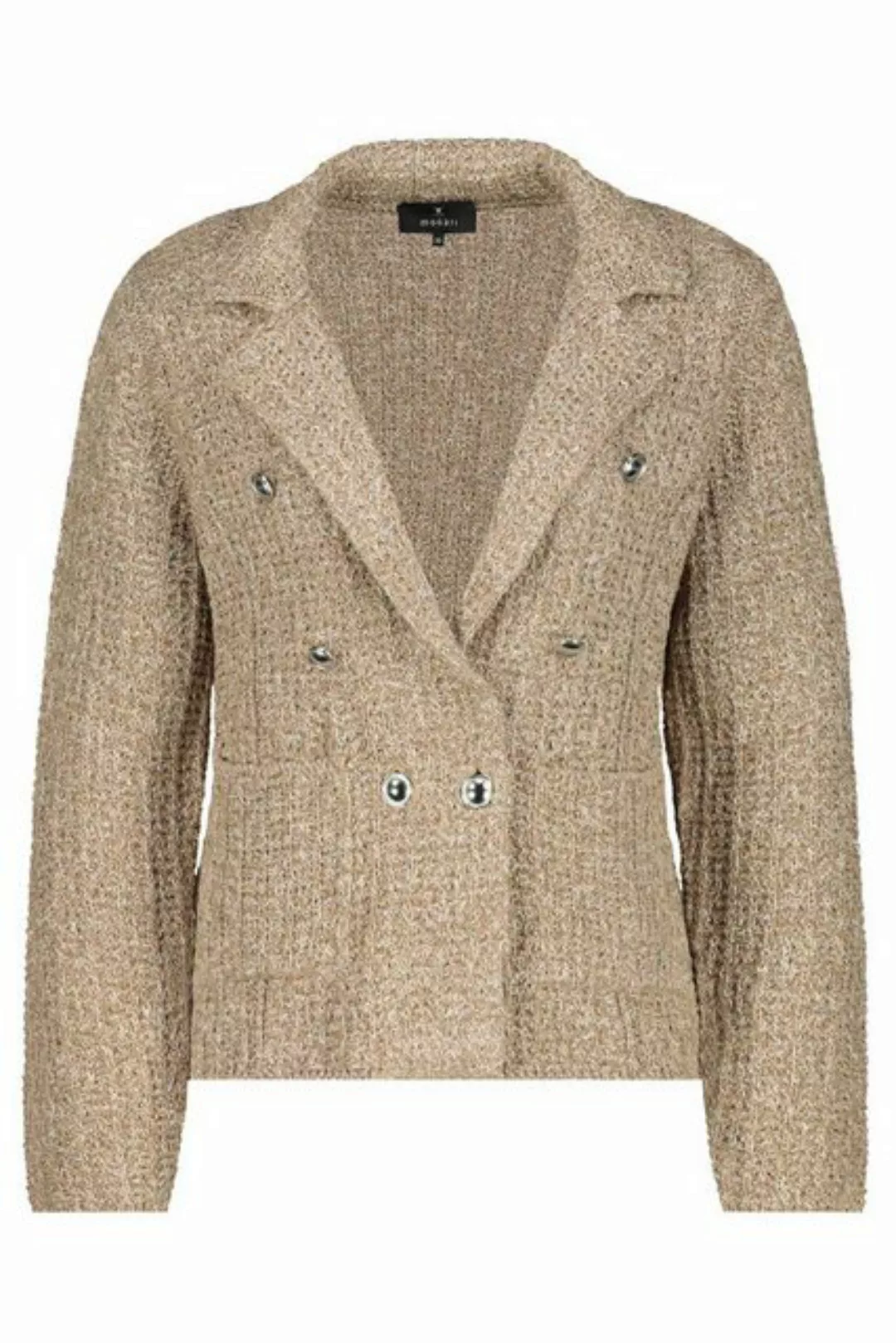 Monari Outdoorjacke Tweed-Strickblazer caramel günstig online kaufen