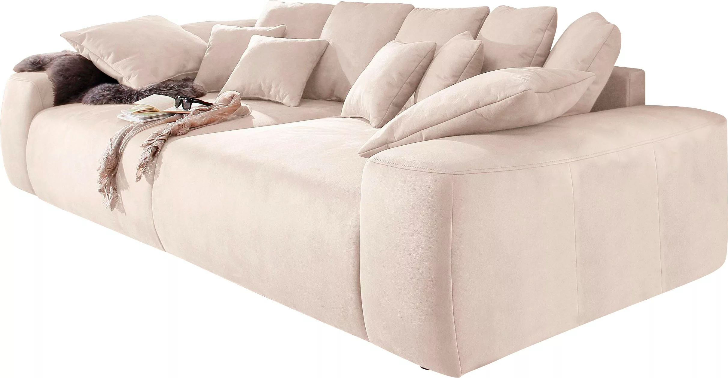 Home affaire Big-Sofa "Sundance", Boxspringfederung, Breite 302 cm, Lounge günstig online kaufen