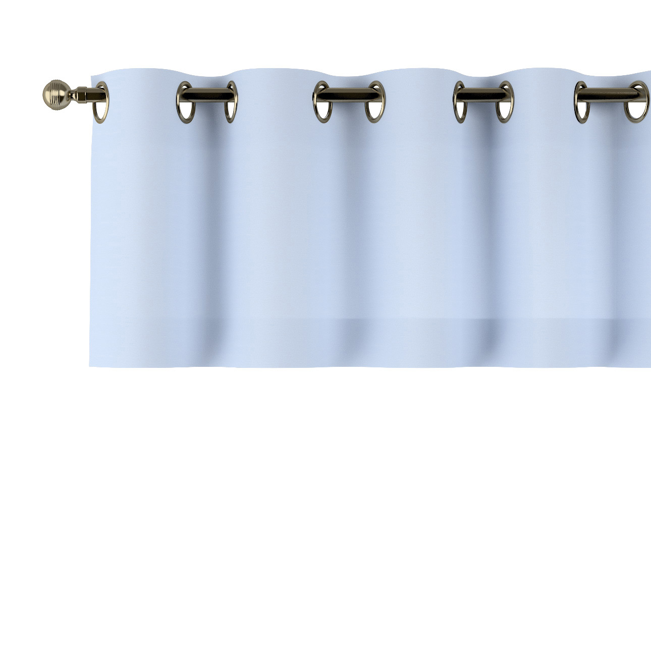 Kurzgardine mit Ösen, hellblau, 130 x 40 cm, Loneta (133-35) günstig online kaufen
