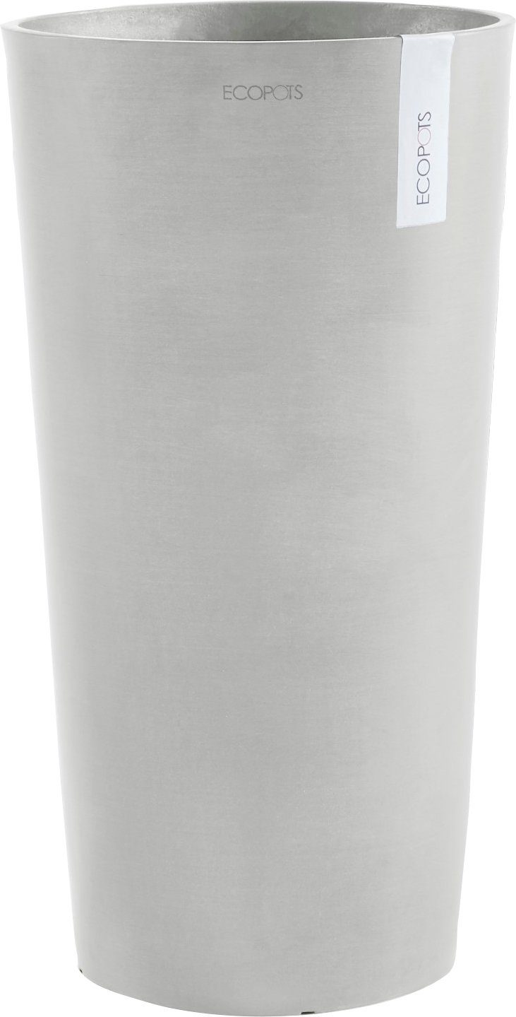 ECOPOTS Blumentopf AMSTERDAM HIGH White Grey, günstig online kaufen