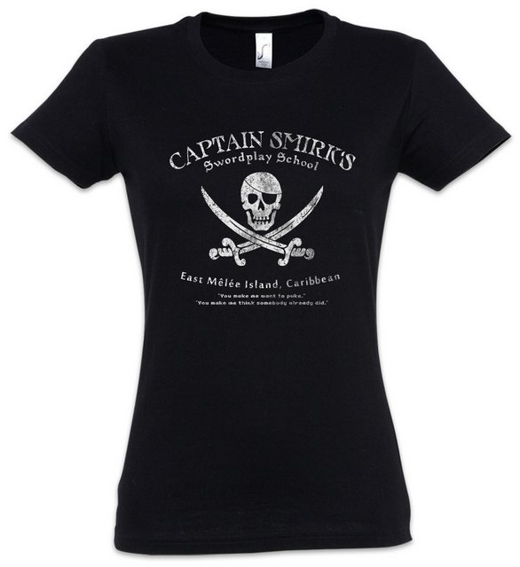 Urban Backwoods Print-Shirt Captain Smirk's Swordplay School Damen T-Shirt günstig online kaufen