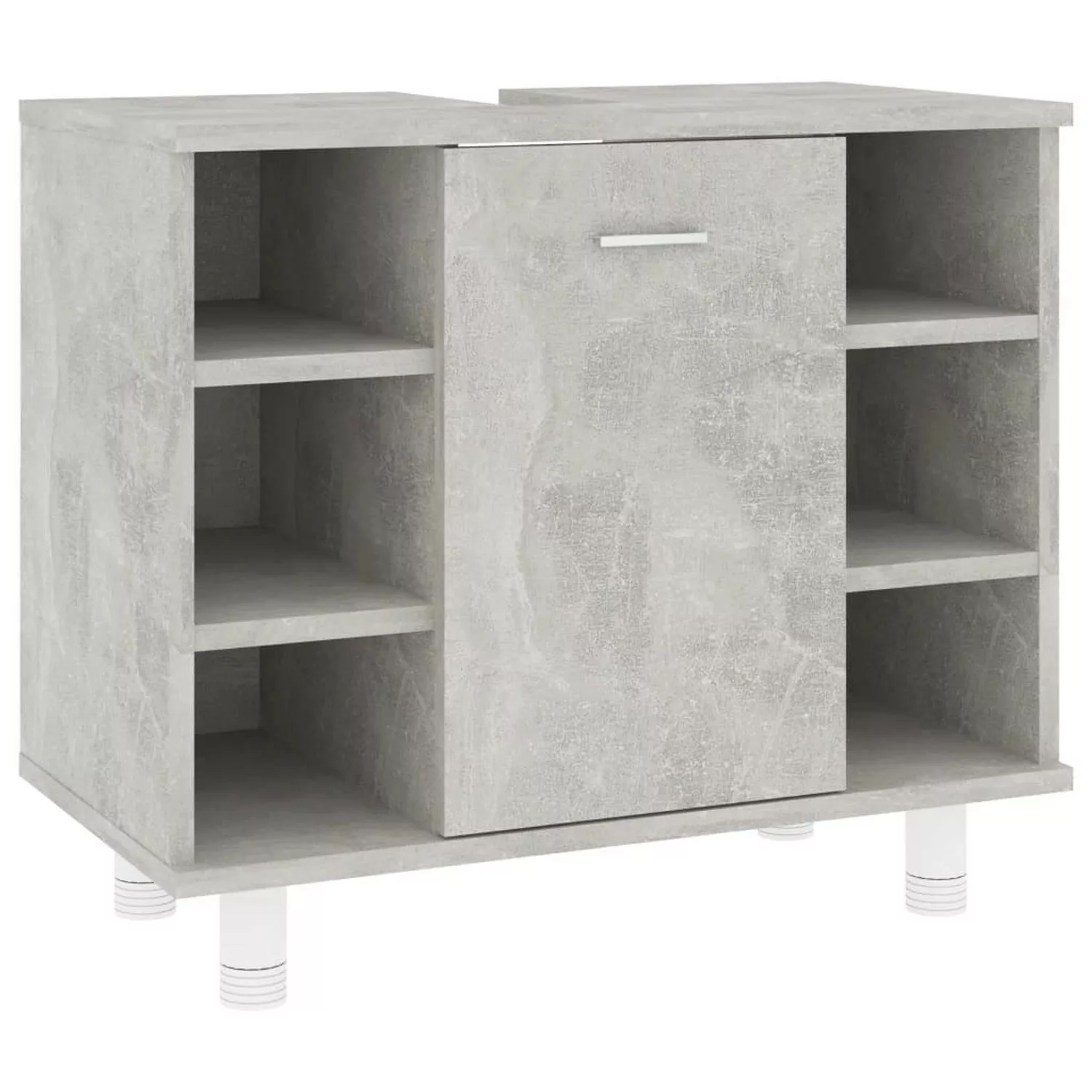 Badezimmerschrank Betongrau 60x32x53,5 Cm Spanplatte günstig online kaufen