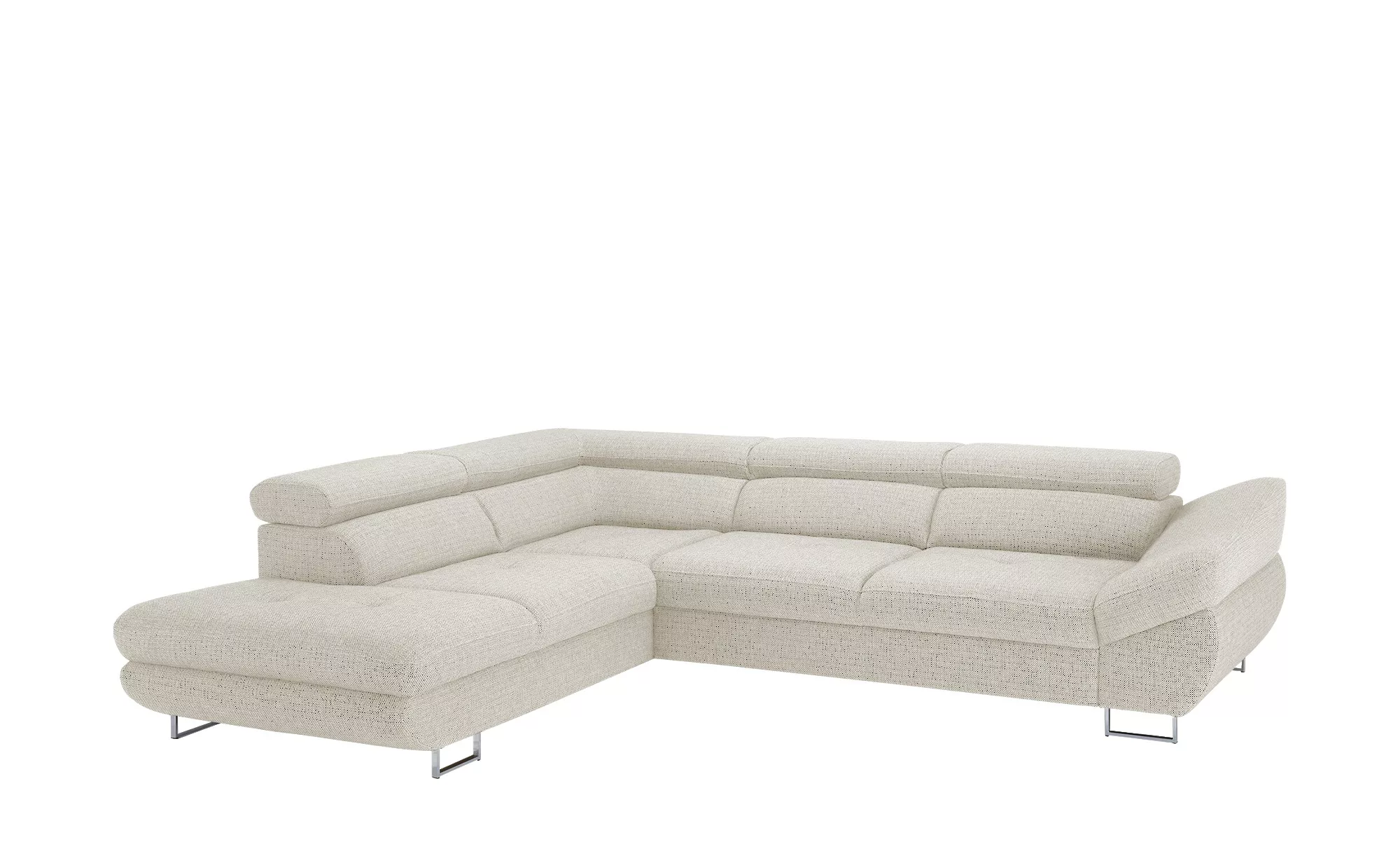 switch Ecksofa aus Flachgewebe Fabio ¦ beige ¦ Maße (cm): B: 280 H: 69 T: 2 günstig online kaufen