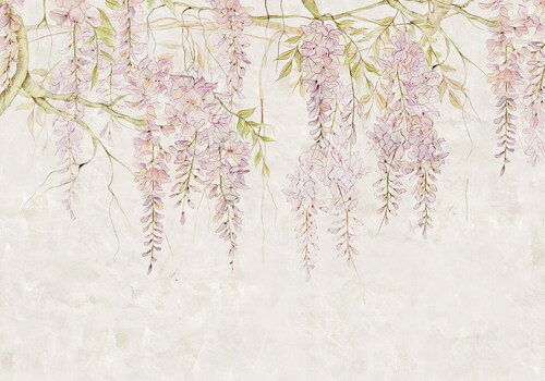 Komar Fototapete Wisteria B/L: ca. 400x280 cm günstig online kaufen