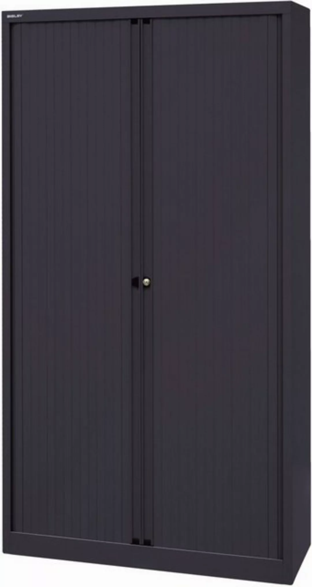 Bisley Aktenschrank Rollladenschrank Euro Stahl 4 Fachböden Höhe 1979mm sch günstig online kaufen