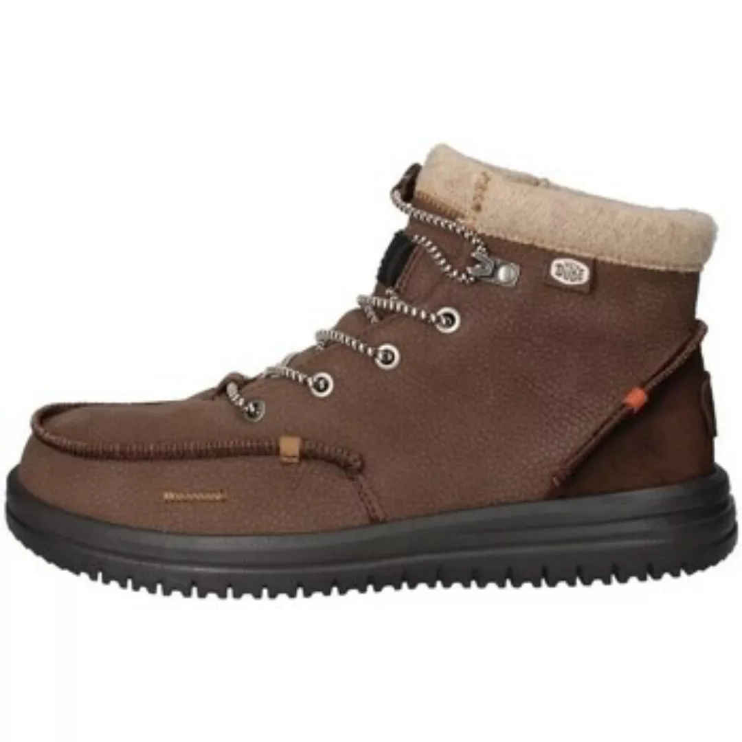 HEY DUDE  Sneaker Bradley Boot Leather Turnschuhe Mann Braun günstig online kaufen