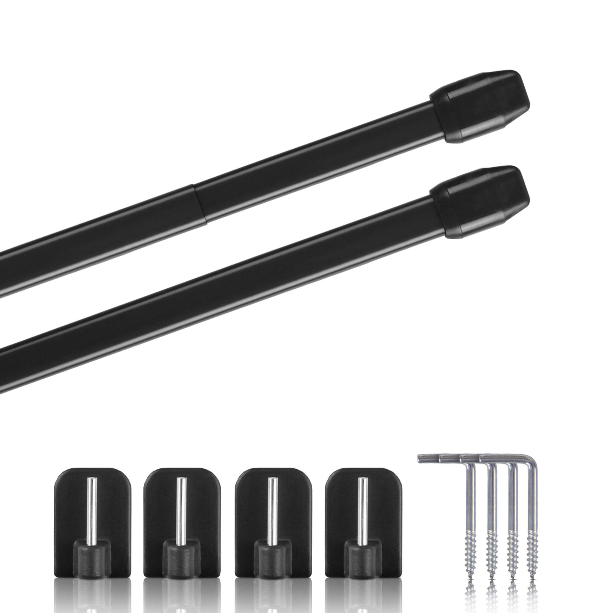 Bestlivings Gardinenstange Bistrostange Vitragestange (2er-Pack), ausziehba günstig online kaufen