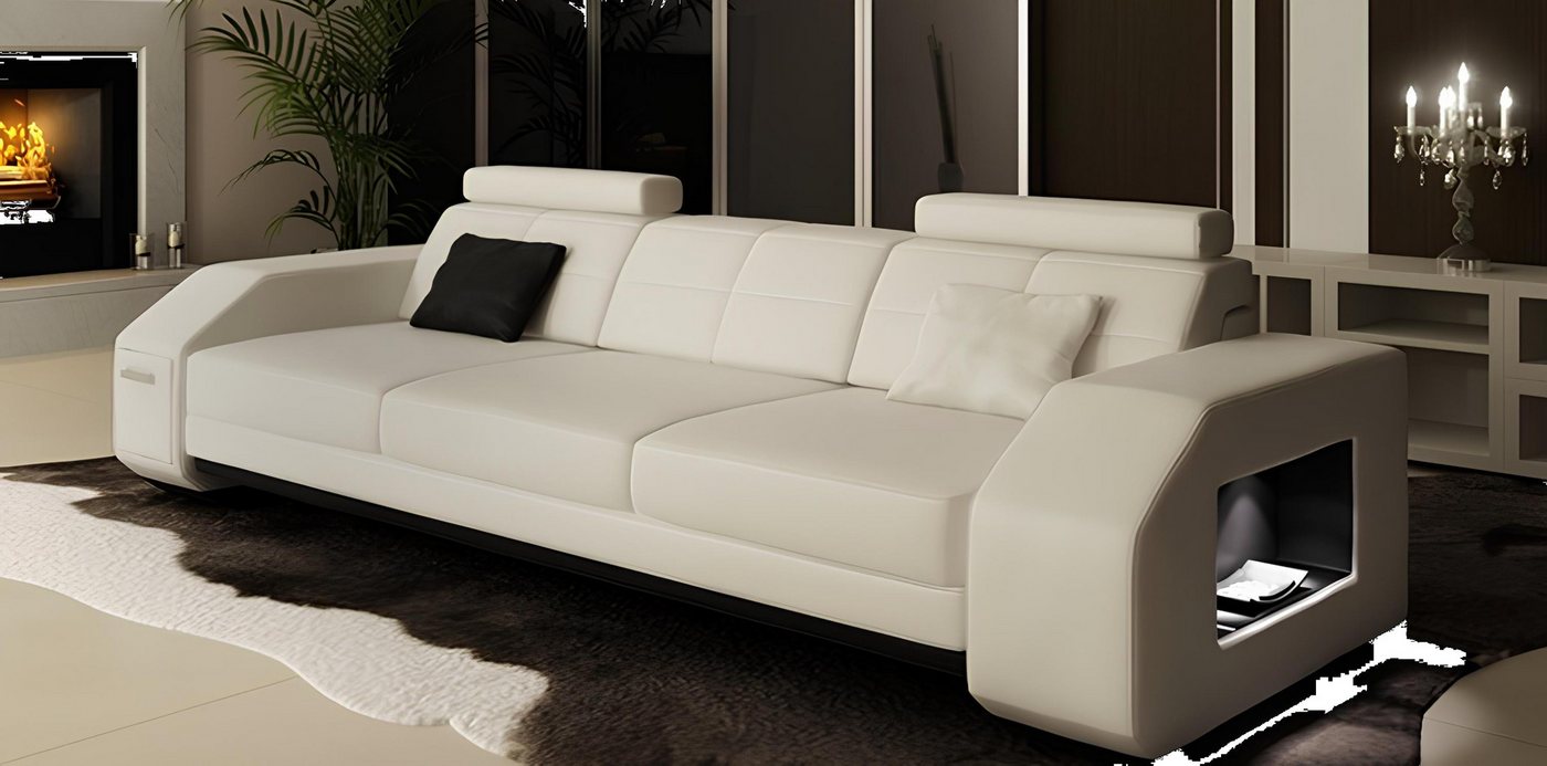 Xlmoebel Sofa Ledersofa Set 3+2+1 aus Leder, Designersitzgruppe JarksonW., günstig online kaufen