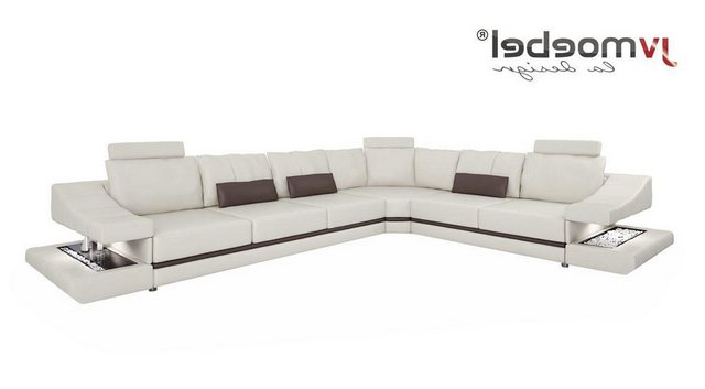 Xlmoebel Ecksofa Sofas Design Eckcouch in L-Form mit Bettfunktionen, aus Te günstig online kaufen