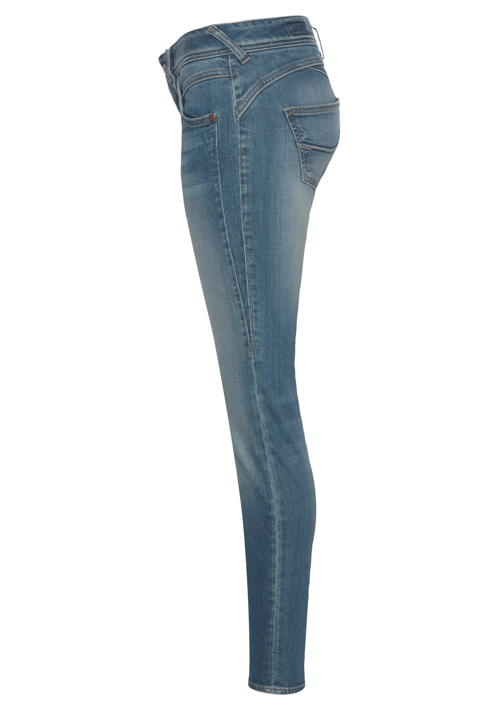 Herrlicher Stretch-Jeans Gila Slim Organic Denim Slim Jeans mit seitlichem günstig online kaufen
