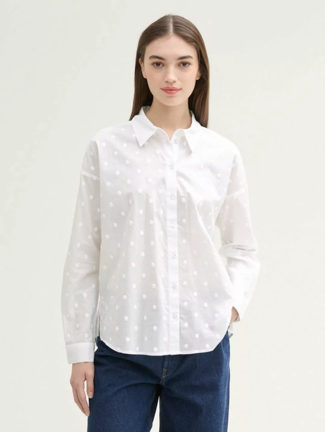 TOM TAILOR T-Shirt dot structure blouse günstig online kaufen