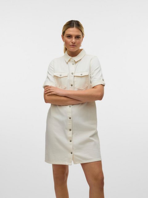 Vero Moda Jeanskleid VMJENNIE SS SHORT DENIM DRESS NOOS günstig online kaufen