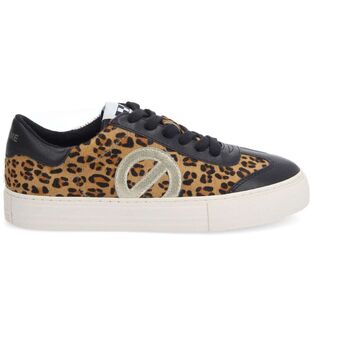 No Name  Sneaker ARCADE TOE SIDE W - PONY LEO/GLOW - BRUN/NOIR günstig online kaufen