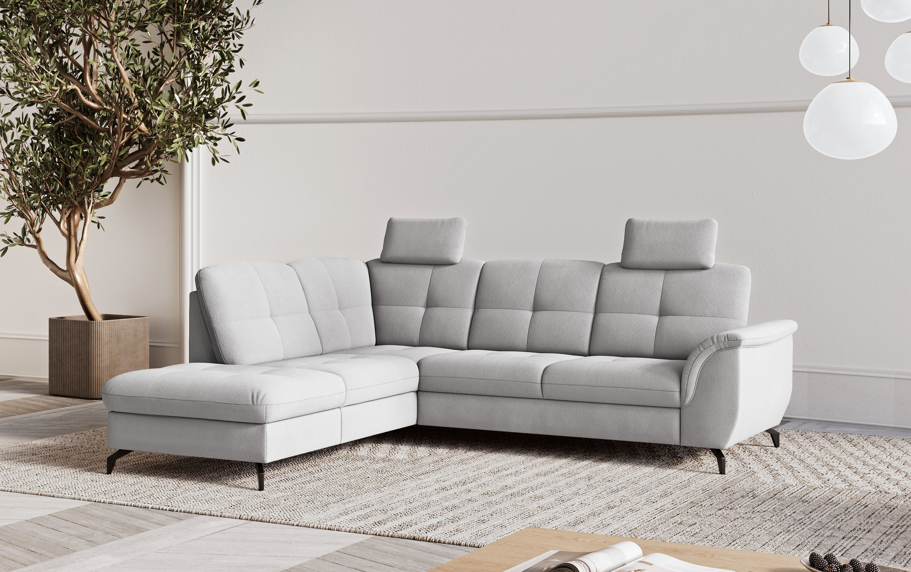 sit&more Ecksofa "Zora L-Form", wahlweise mit Bettfunktion und Bettkasten günstig online kaufen