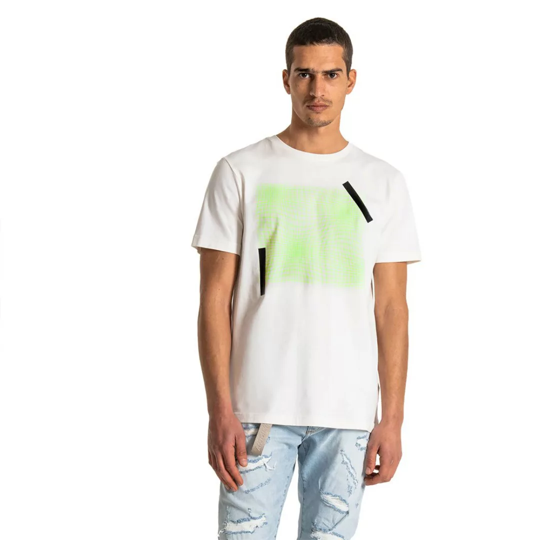 Antony Morato Regular-fit In 100% Cotton With Neon Print Kurzärmeliges T-sh günstig online kaufen