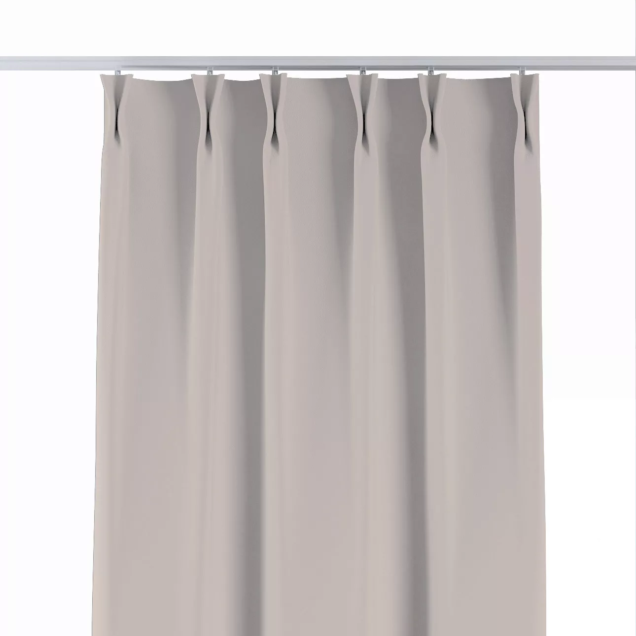 Vorhang mit flämischen 2-er Falten, beige, Dimout 300 cm (269-40) günstig online kaufen