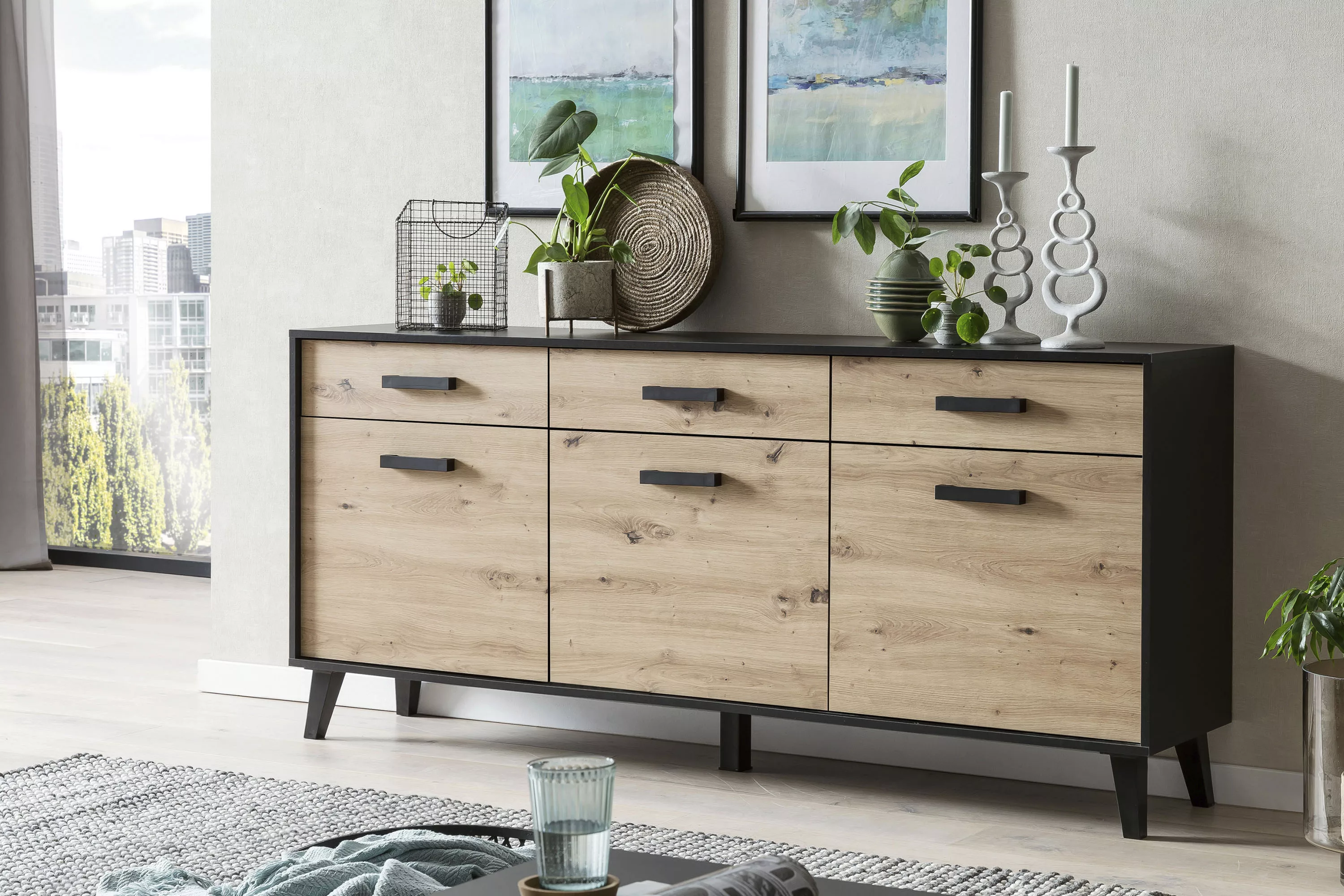 INOSIGN Sideboard "ARTONA", Breite ca. 186 cm günstig online kaufen