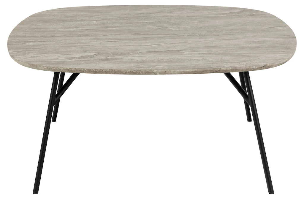 ACTONA GROUP Couchtisch "Caracas", Tischplatte aus grauem Mamor River, rau günstig online kaufen