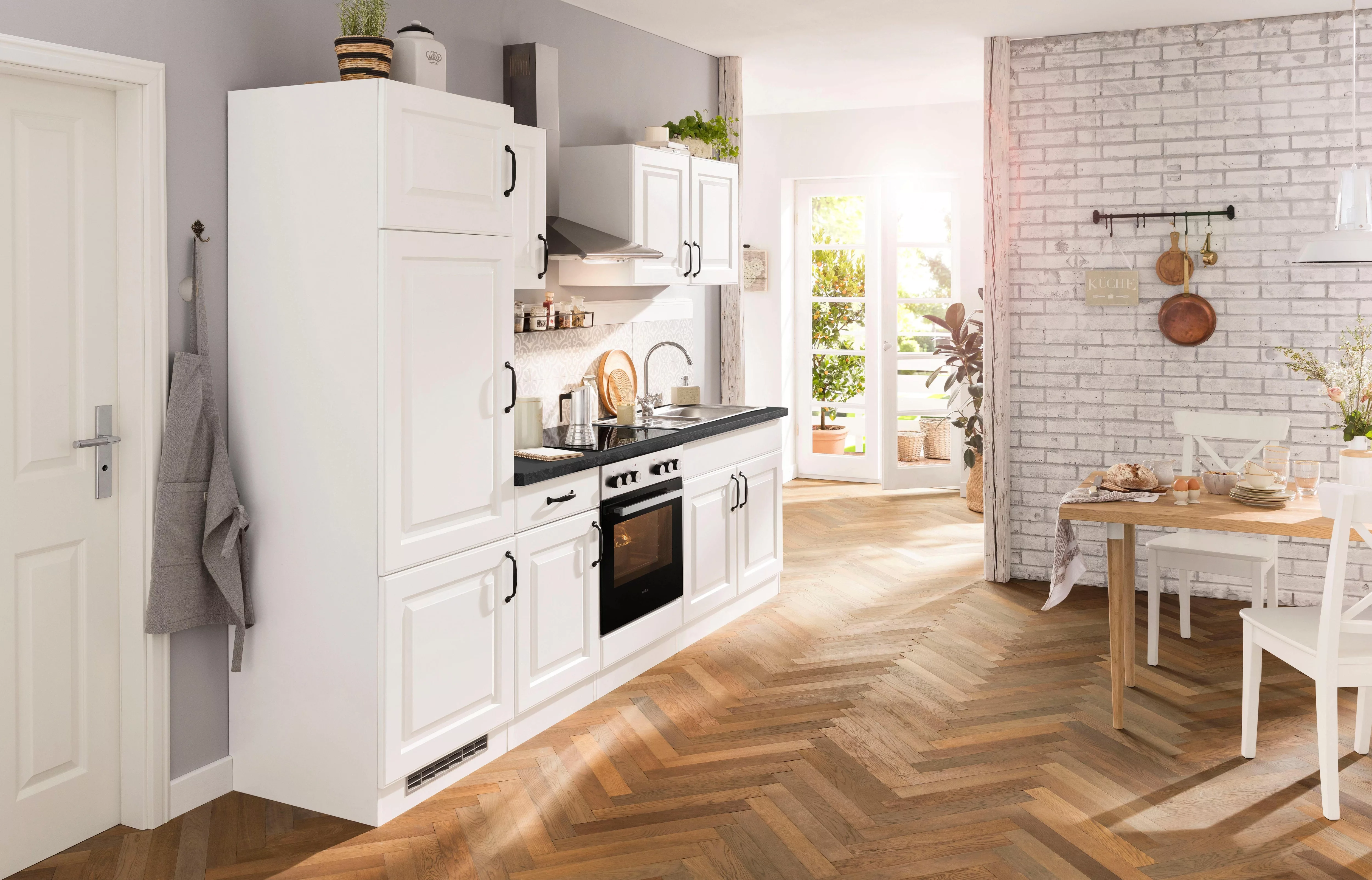wiho Küchen Küchenzeile "Erla", mit E-Geräten, Breite 270 cm günstig online kaufen